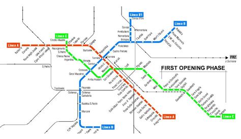 Mapa Metra řím | Mapa