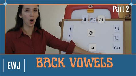 Pronunciation of English Vowel Sounds 3 - Back Vowels - Part 2 - YouTube