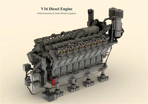 Unleashing Unmatched Power: The Revolutionary V16 Diesel Engine Model ...