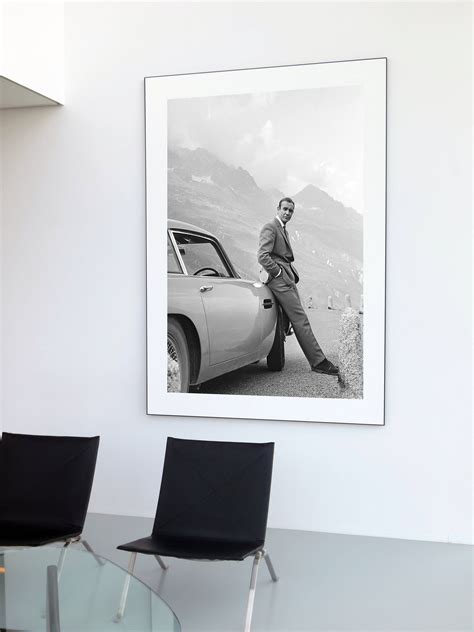 Sean Connery poster James Bond With Car James Bond Print | Etsy