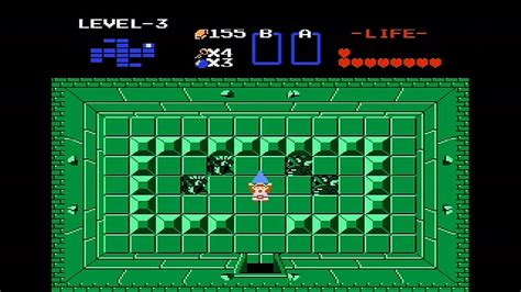 The Legend of Zelda (NES) Walkthrough (Part 4) - Level 3 "Manji ...