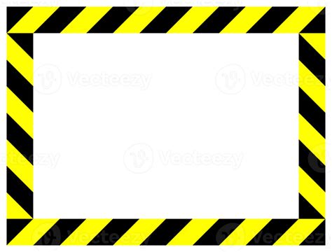 yellow and black warning tape frame transparent PNG 22718813 PNG