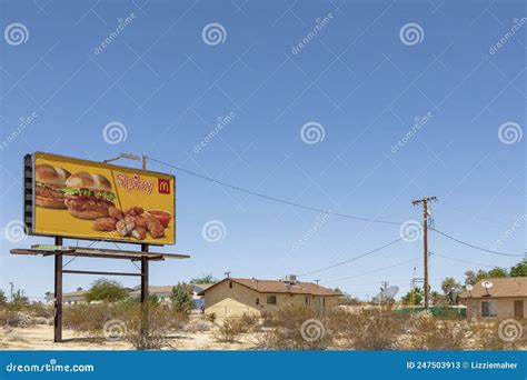 McDonald`s Billboard Advertisement Editorial Stock Photo - Image of ...