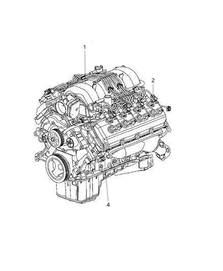 Engine Assembly And Identification - 2007 Dodge Durango