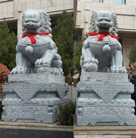 Life Size Chinese Guardian Lions With Ball for Sale MOKK-118 - YouFine