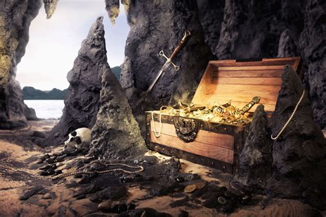 Pirate Treasure Background