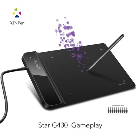 XP-Pen G430 OSU Tablet Ultrathin Graphic Tablet 4 x 3 inch Digital ...