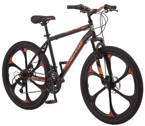 Mongoose Mack Mag Wheel Mountain Bike, 26-inch wheels, 21 speeds, men's frame, black – Walmart ...