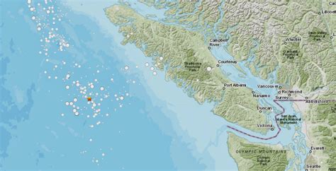 Magnitude 5.4 earthquake strikes off coast of Vancouver Island | Daily ...