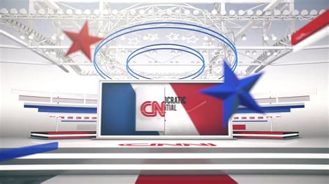 CNN Democratic Debate Motion Graphics and Broadcast Design Gallery