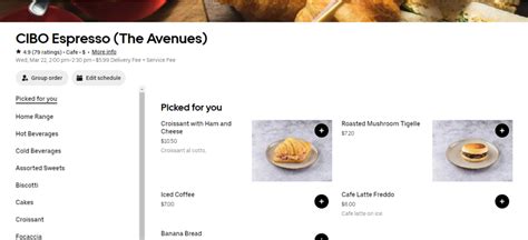 Cibo Espresso Menu With Prices [Updated August 2024] - TheFoodXP