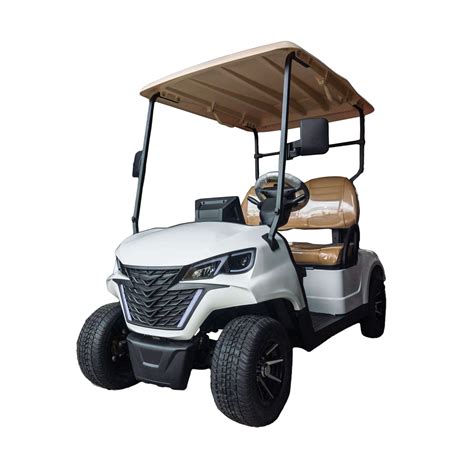 2-Seater Forward Electric Golf Cart (White) - Electric Eagle