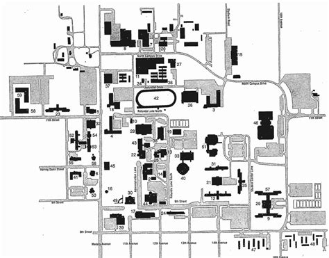 SDSU Campus Map Printable