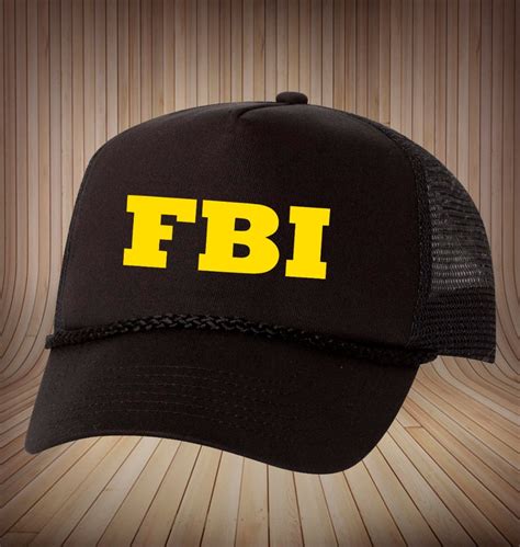 FBI Hat - Etsy