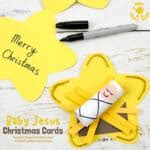 Christmas Card Baby Jesus Craft - Kids Craft Room