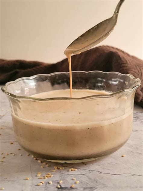 Creamy Roasted Sesame Dressing - Hip Hip Gourmet