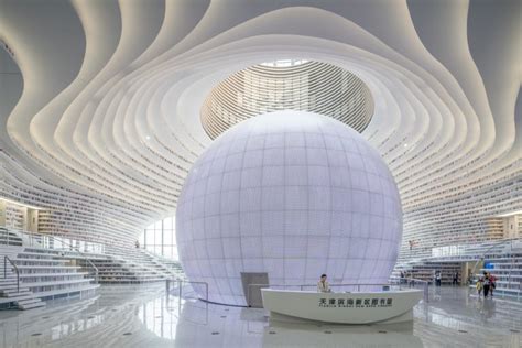 China’s Tianjin Binhai is the World’s Coolest Library - trekbible