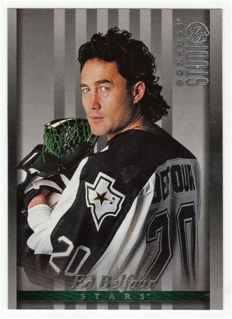 Ed Belfour # 58 - 1997-98 Donruss Studio Hockey | Stars hockey, Eddie ...