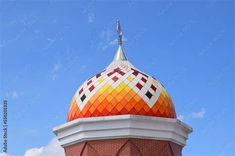 Mosque Towers in Indonesia. Mosque with Islamic background Stock Photo ...