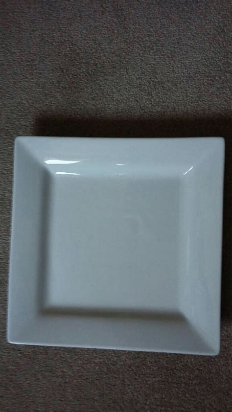 White square plates | Village