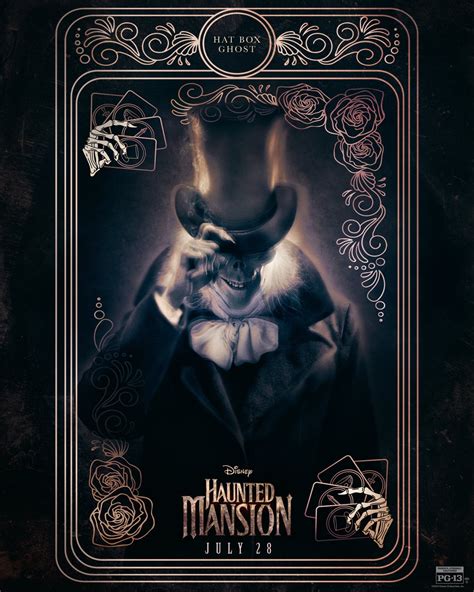 Tarot Card Poster of The Hatbox Ghost - Haunted Mansion (2023) : r ...