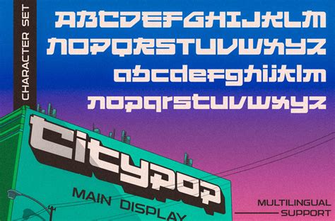 CITYPOP – Japanese 90s Retro Fonts – Konstantine Studio