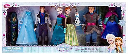 Disney Frozen Anna, Elsa, Olf, Kristoff Hans Exclusive 12 Deluxe Doll ...