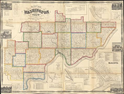 Map of Washington County, Ohio - Digital Commonwealth