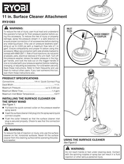 RYOBI RY31093 MANUAL Pdf Download | ManualsLib