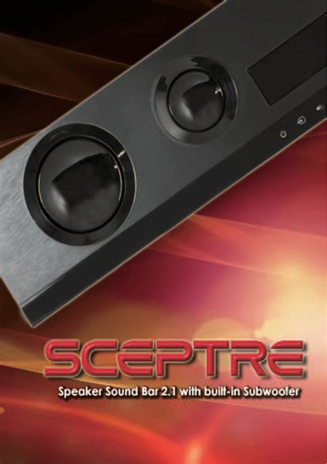 Sceptre Sound Bar User manual | Manualzz