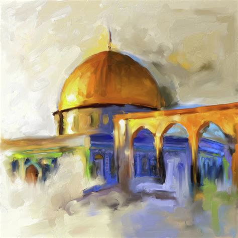 Al-Aqsa Painting by Mawra Tahreem