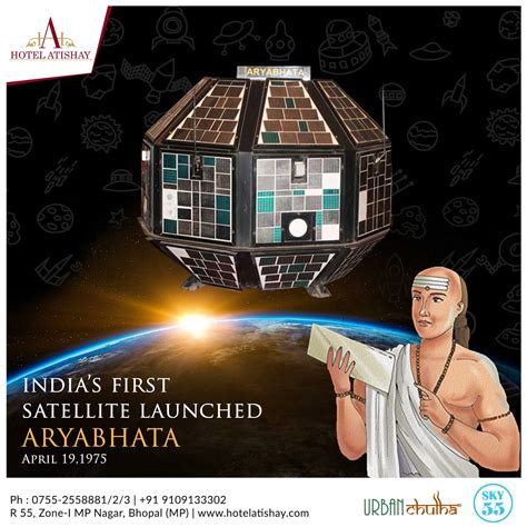 Aryabhata, the first satellite built by India, was launched on this day April 19, in the year ...