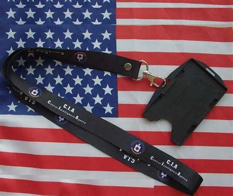 US Dept Of the Central Intelligence Agency CIA ID Card Holder Neck ...