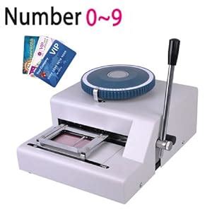 Amazon.com : Manual PVC Credit Card Printing Indenting Machine : Office ...