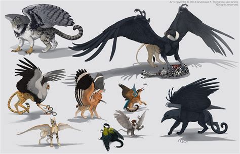 Griffins by Anisis on DeviantArt