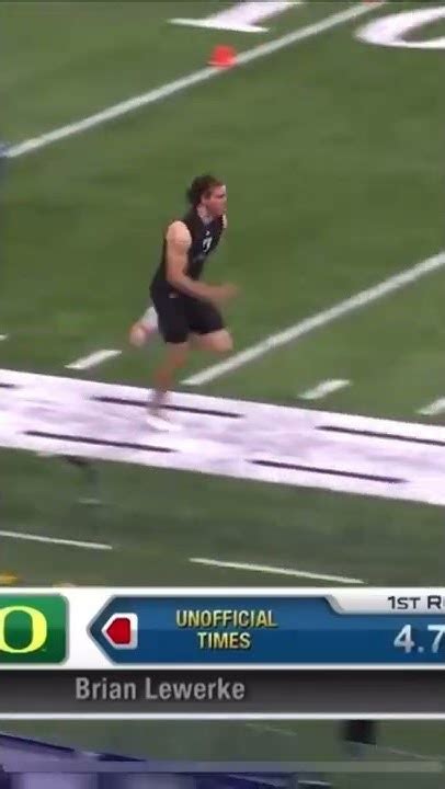 Justin Herbert 40 yard dash - YouTube