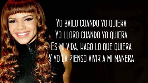 Leslie Grace - A Mi Manera - Lyrics - YouTube