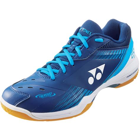 Yonex Mens 65 Z3 Wide Badminton Shoes - Navy Blue - Tennisnuts.com