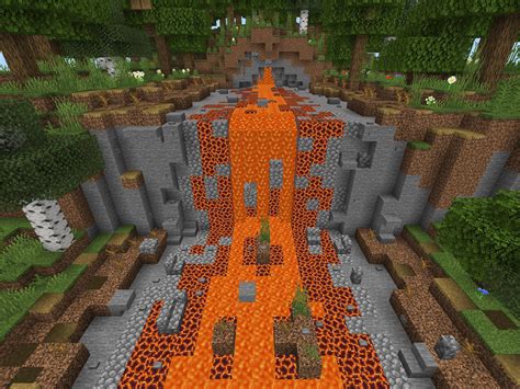 Lava Waterfall concept : r/Minecraft