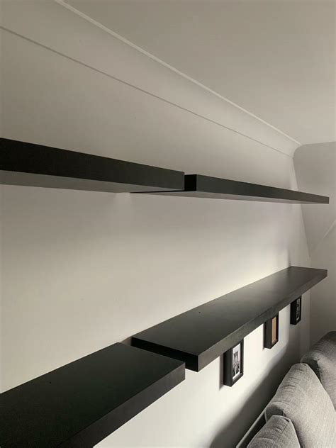 2 Black Ikea Lack Floating Shelves | in Bramley-Guildford, Surrey | Gumtree