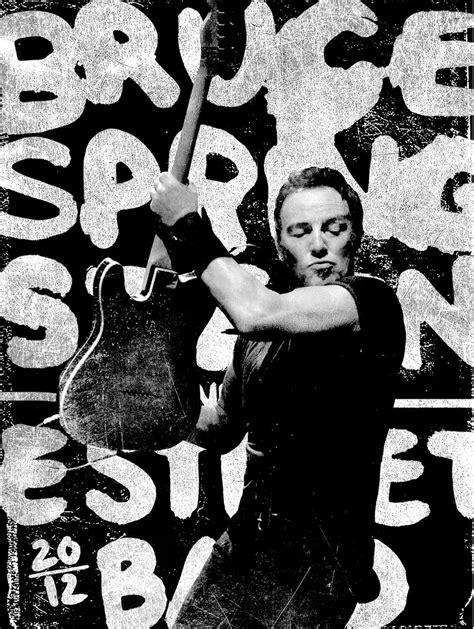 Bruce Springsteen & The E Street Band - Wrecking Ball Tour Poster [2012 ...