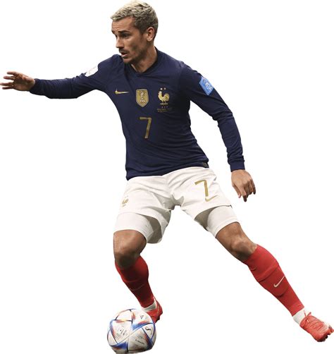 Antoine Griezmann France football render - FootyRenders