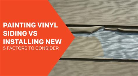 Can You Paint Vinyl Siding? 5 Factors to Consider