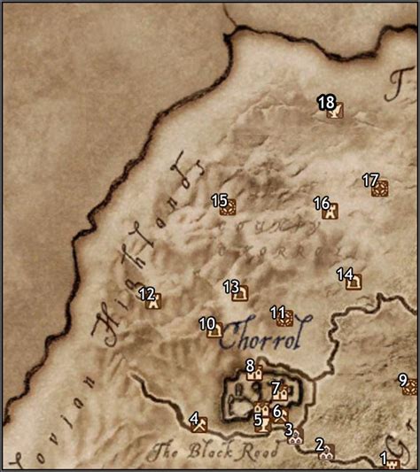 Map Segment #3 | Province of Cyrodiil - The Elder Scrolls IV: Oblivion Game Guide & Walkthrough ...