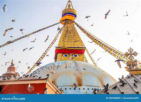 Kathmandu, Nepal - January 29 2021: Boudhanath Stupa in Kathmandu, Nepal Editorial Photography ...