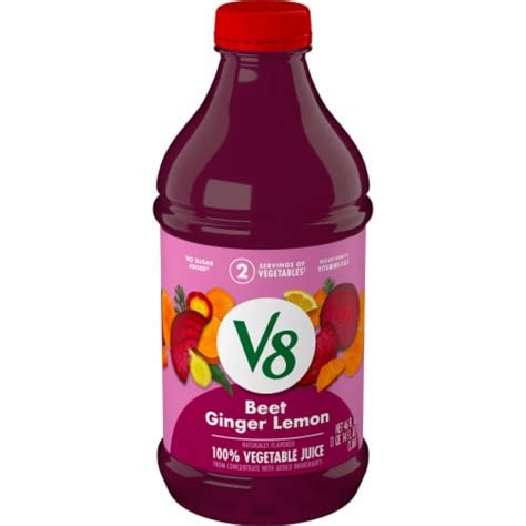 V8® Beet Ginger Lemon 100% Vegetable Juice, 46 fl oz - Kroger