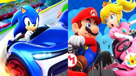 Sonic Racing vs Mario Kart Tour - YouTube
