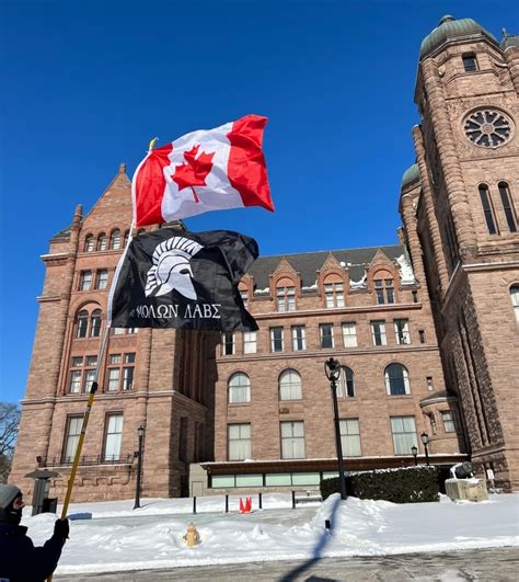 From snakes to Spartans: The meaning behind some of the flags convoy ...