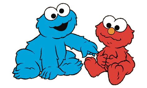 Baby Elmo and Cookie Monster PNG by mcdnalds2016 on DeviantArt