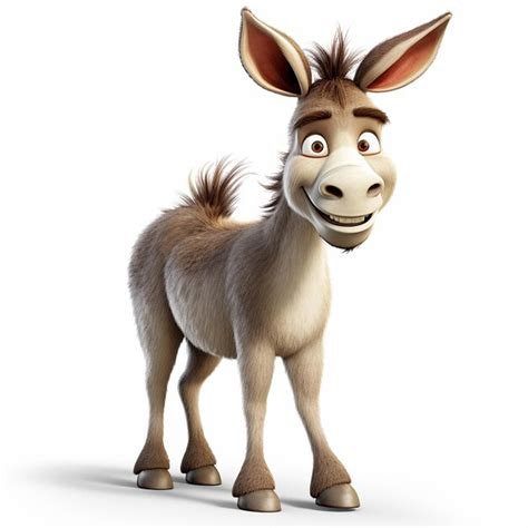 Premium AI Image | happy donkey smile